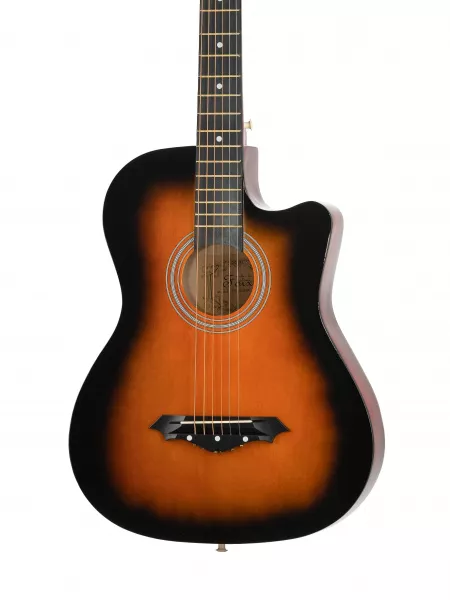 Акустическая гитара, санберст, с вырезом, Foix, FFG-1038SB  рис.2 