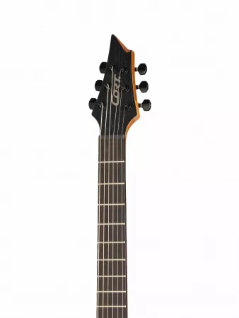 Электрогитара, черная, с чехлом, Cort, KX700-EverTune-OPBK-WBAG