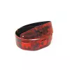 Leather 21 Ремень для гитары, кожаный, огонь, Fidel, FL60023L21L