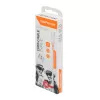 Кабель GP01T-2M USB (m)-Type-C (m) 2.0м 2.1A, белый, GoPower, 00-00022774