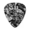 Genuine Celluloid Медиаторы, 12шт, толстые, черный перламутр, Dunlop, 483P02HV
