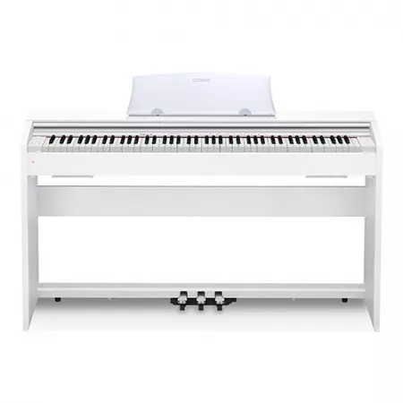 Privia Цифровое пианино со стойкой и педалями, белое, Casio, PX-770WE