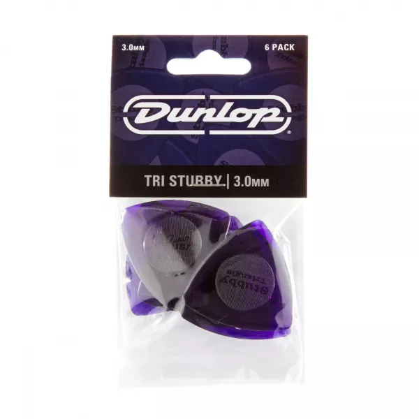 Tri Stubby Медиаторы, треугольные, 6шт, толщина 3,0мм, Dunlop, 473P3.0  рис.2 