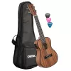 Mahogany Series Укулеле концертный со звукоснимателем, с чехлом, цвет натуральный, Cascha, HH-2035E