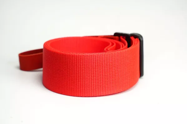 Ремень для гитары, нейлоновый, красный, Mamba straps, MB5072-090  рис.2 