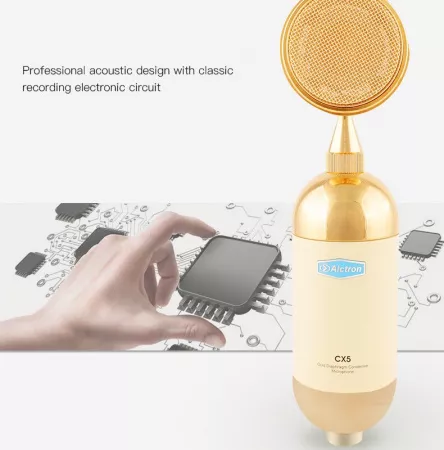 Микрофон студийный, конденсаторный, Alctron, CX5
