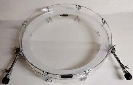 Compact Компактный бас-барабан из акрила 22"х3", с чехлом, Мастерская Бехтеревых, TBBAp-2203-10