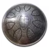 Глюкофон 34см, Handpan Overtone, OHP-L34-8-1-bz-Bbm-Hijaz1