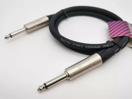 Акустический кабель 6.3мм, 1м, ZZcable, E20-J-J-0100-0