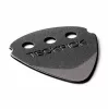 TeckPick Медиаторы 12шт, алюминий, черные, Dunlop, 467R.BLK
