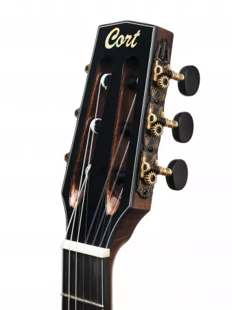 Классическая гитара со звукоснимателем, с вырезом, с чехлом, Cort, Gold-OC8-NYLON-WCASE-NAT