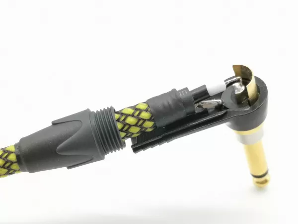 Кабель инструментальный Silent, угловой, в оплетке, 3м, ZZcable, G30-JRS-J-0300-0  рис.2 