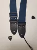 Ремень для гитары, полиэстер, синий, LionStraps, LS.P.C.012