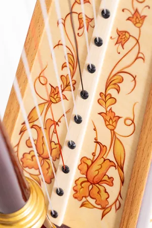 MLH0013 Capris Арфа 21 струнная (A4-G1), цвет - махагони глянцевый, Resonance Harps
