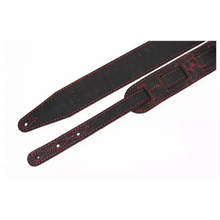 Leather 21 Ремень для гитары, кожаный, тлеющий костер, Fidel, FL60029L21L