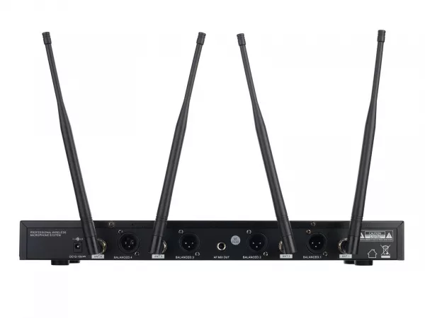 Беспроводная микрофонная система, 4 ручных передатчика, Laudio, LS-Q6-4M  рис.2 