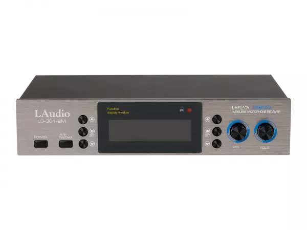 Беспроводная микрофонная система, 2 ручных передатчика, LAudio, LS-301-2M  рис.2 