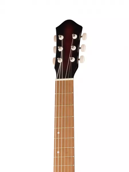 Акустическая гитара, красная, Амистар, M-313-RD  рис.2 
