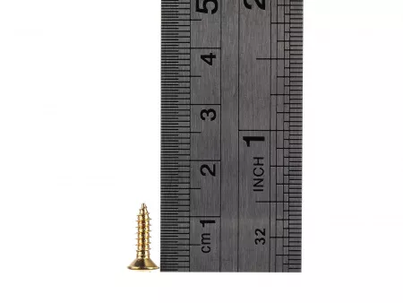 Саморез 3х12мм, золото, 20 шт. в упаковке, Paxphil, WO3012-GD