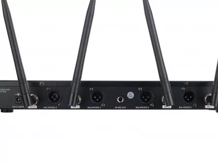 Беспроводная микрофонная система, 4 ручных передатчика, Laudio, LS-Q6-4M