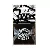 EVH White With Black Stripes Медиаторы 6шт, толщина 0.60мм, Dunlop, EVHP03