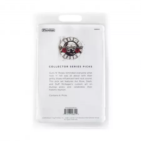 Guns N Roses Медиаторы, 6шт в упаковке, Dunlop, GNR001