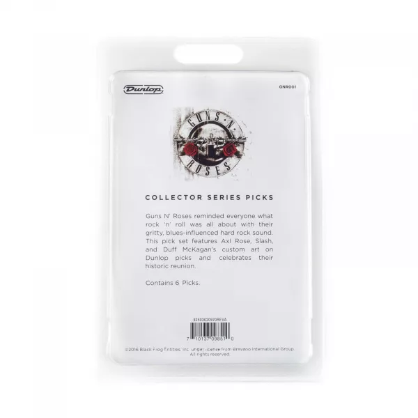 Guns N Roses Медиаторы, 6шт в упаковке, Dunlop, GNR001  рис.2 