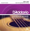 EJ38H Phosphor Bronze Комплект струн для акустической гитары, High Strung/Nashvil, 10-27, D'Addario