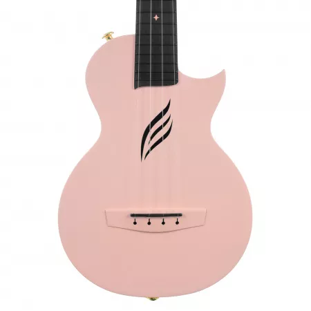 Carbon Fibre Укулеле концертный, с чехлом, розовый, углеволокно, Cascha, HH-2288