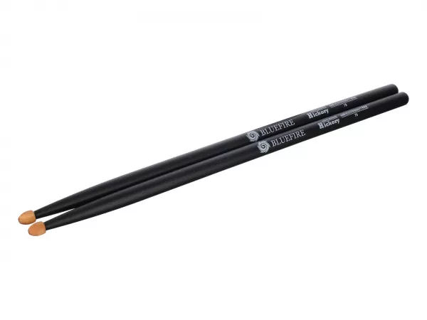 Colored Series Bluefire 7A BLACK Барабанные палочки, орех гикори, черные, HUN, 10104007  рис.2 