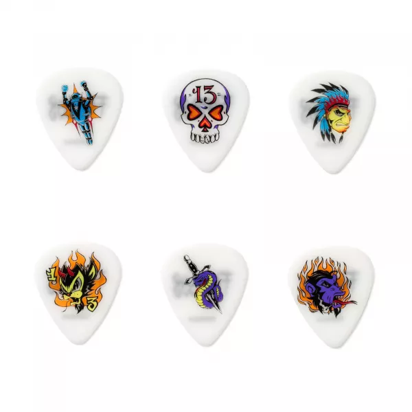 Alan Forbes S1 Медиаторы в коробочке, 6шт, Dunlop, BL100T.73  рис.2 