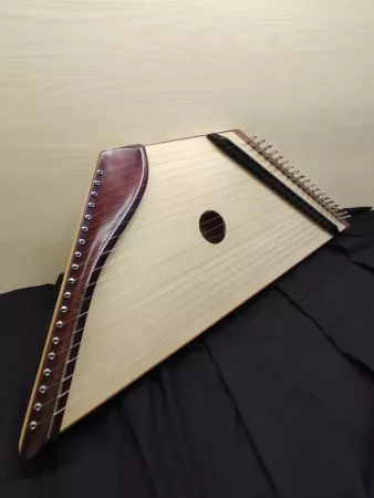 Гусли "Трапеция", 19 струн, цвет бордо, Альфа Гусли, AG-TR19BO