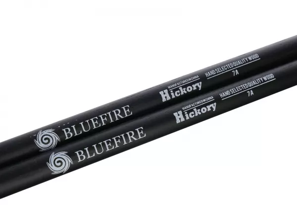Colored Series Bluefire 7A BLACK Барабанные палочки, орех гикори, черные, HUN, 10104007  рис.2 