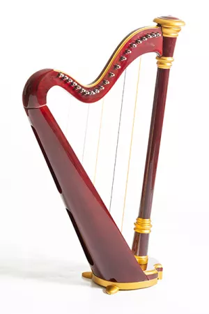 MLH0013 Capris Арфа 21 струнная (A4-G1), цвет - махагони глянцевый, Resonance Harps