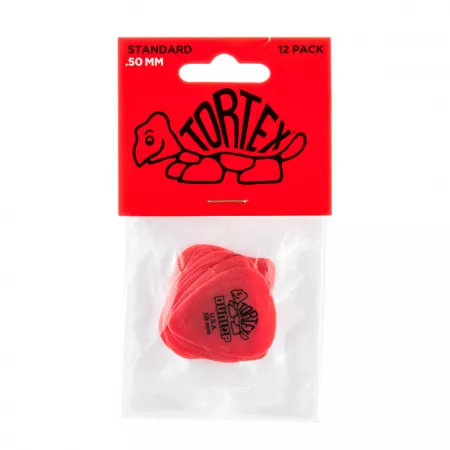 Tortex Standard Медиаторы 12шт, толщина 0,50мм, Dunlop, 418P.50
