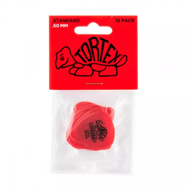 Tortex Standard Медиаторы 12шт, толщина 0,50мм, Dunlop, 418P.50  рис.2 