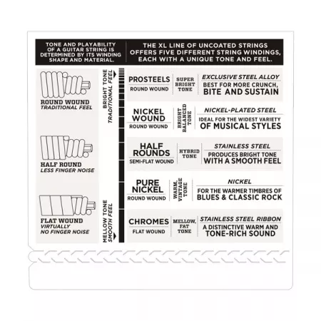ESXL165 Nickel Wound Комплект струн для бас-гитары, Med, 45-105, шарик на 2 конц, Long Sc, D'Addario