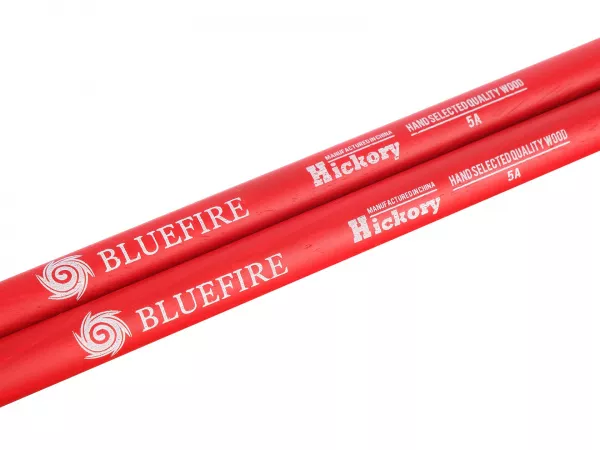 Colored Series Bluefire 5A RED Барабанные палочки, орех гикори, красные, HUN, 10104003  рис.2 