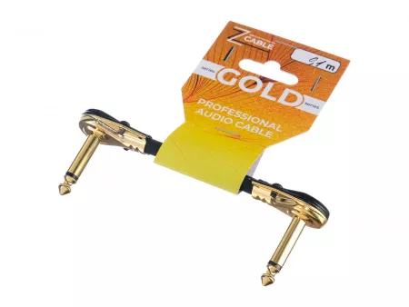 Патч-кабель, угловой, беспаечный корпус, 10см, ZZcable, G38-JR-JR-0010-0