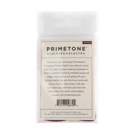 Primetone Медиаторы, 3шт, толщина 2,5мм, с насечкой, стандартные, Dunlop, 510P2.5