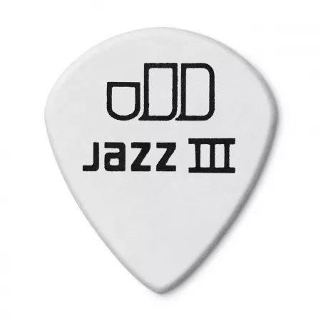 Tortex White Jazz III Медиаторы 12шт, толщина 1,5мм, Dunlop, 478P1.50