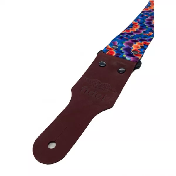 PolyArt Ремень для гитары, полиэстер, калейдоскоп, Fidel, FL40164PA  рис.2 