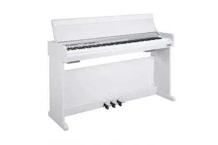 Цифровое пианино на стойке с педалями, белое, Nux, NCK-330-WH