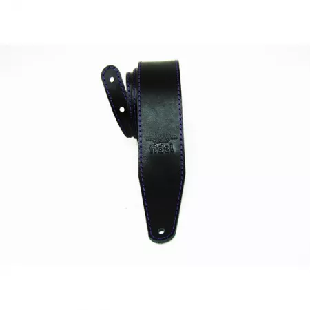 Leather 11 Ремень для гитары, кожаный, черный матовый, Fidel, FL66000L11