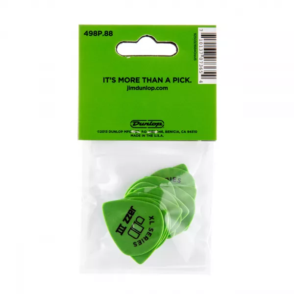 Tortex Jazz III XL Медиаторы 12шт, толщина 0,88мм, Dunlop, 498P.88  рис.2 