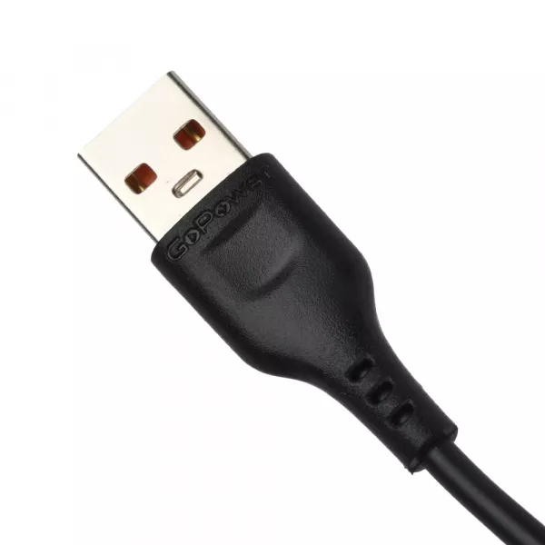 Кабель GP01T-2M USB (m)-Type-C (m) 2.0м 2.1A, черный, GoPower, 00-00022775  рис.2 