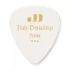 Genuine Celluloid Медиаторы, 12шт, тонкие, белые, Dunlop, 483P01TH