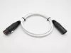 Кабель микрофонный (балансный), белый, 1м, ZZcable, E1-XLR-M-F-0100-9