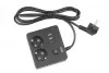 PowerCube Удлинитель, 2 розетки, 3 USB-порта, Электрическая мануфактура, PC-1B-2M