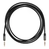 Кабель AUX 3.5мм (m)- 3.5мм (m), 1.5м, TPE черный, в пакете, GoPower, 00-00027479
